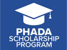 This image has an empty alt attribute; its file name is PHADA-scholarship-logo.jpg